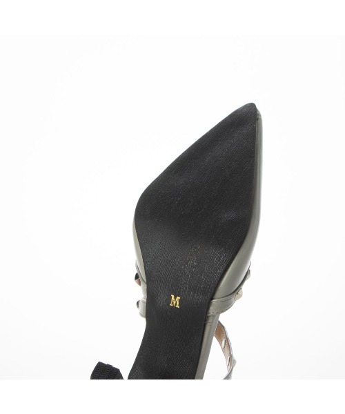 Elvis Luce（エルビスルーチェ）の「ElvisLuce(エルビスルーチェ)スタッズピンヒール前詰まりミュールパンプス（パンプス・レディース・ミント/ブラック/ピンク/ホワイト・L/S/LL/M）」の7枚目の写真