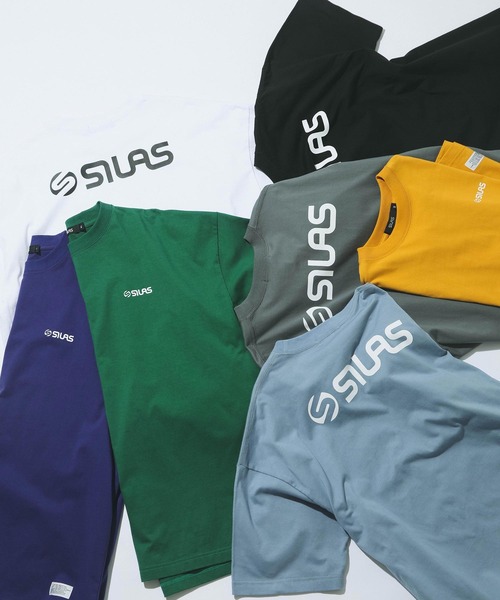 SILAS（サイラス）の「OLD LOGO WIDE S/S TEE（Tシャツ/カットソー・メンズ・ホワイト/ブラック/イエロー/ブルー/グリーン/チャコール/パープル・M/L/XL）」の17枚目の写真