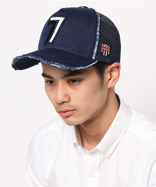 YOSHINORI KOTAKE DESIGN（ヨシノリコタケデザイン）の「YOSHINORI KOTAKE DESIGN キャップ（キャップ・メンズ・ブルー/ブルー系その他/ライトインディゴブルー・FREE）」の7枚目の写真