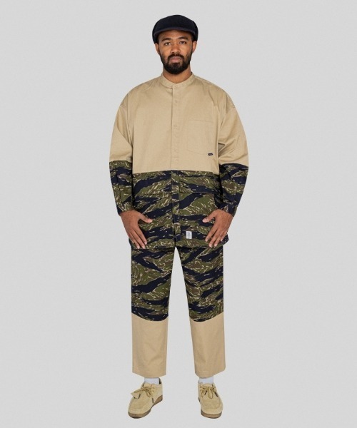 APPLEBUM（アップルバム）の「Mix Big Tapered Pants（チノパンツ・メンズ・ブラウン系カモフラージュ・MEDIUM/LARGE/X-LARGE）」の12枚目の写真