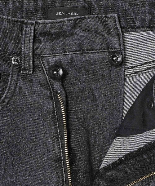 JEANASIS（ジーナシス）の「ワイドカーブデニムパンツ/181385（デニムパンツ・レディース・ブラック/ブルー・SMALL/MEDIUM）」の5枚目の写真