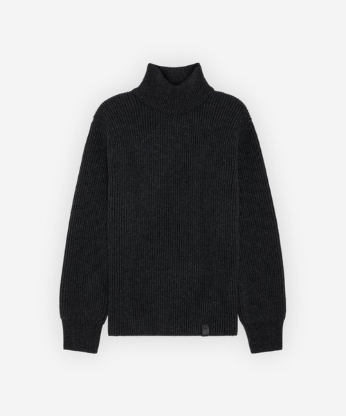 MAISON KITSUNÉ ダークグレー ニット S MAISON KITSUNÉ ダークグレー ニット S MAISON KITSUNÉ ダークグレー