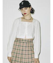 jouetie | スクエアネックショートブラウス(シャツ/ブラウス)