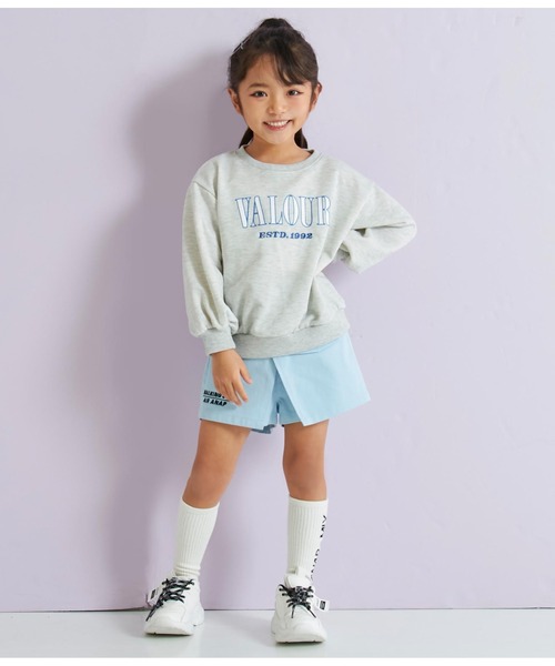 ANAP kids(アナップキッズ)の「プリント裏毛トレーナー(スウェット・キッズ・グリーン/スミクロ/ライトグレー・130cm/110cm/120cm)」の5枚目の写真