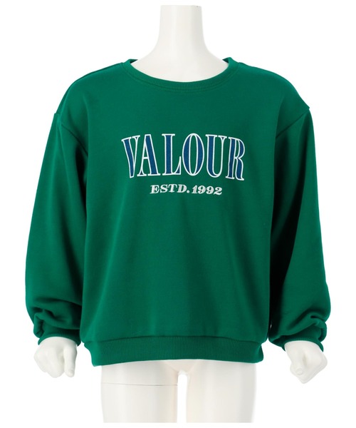 ANAP kids(アナップキッズ)の「プリント裏毛トレーナー(スウェット・キッズ・グリーン/スミクロ/ライトグレー・130cm/110cm/120cm)」の8枚目の写真