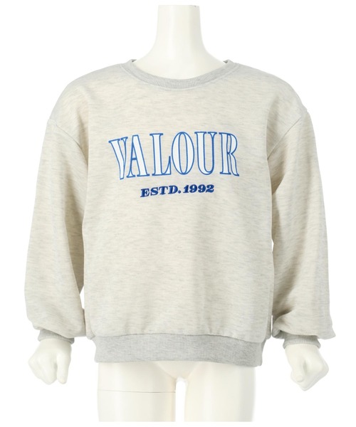 ANAP kids(アナップキッズ)の「プリント裏毛トレーナー(スウェット・キッズ・グリーン/スミクロ/ライトグレー・130cm/110cm/120cm)」の9枚目の写真