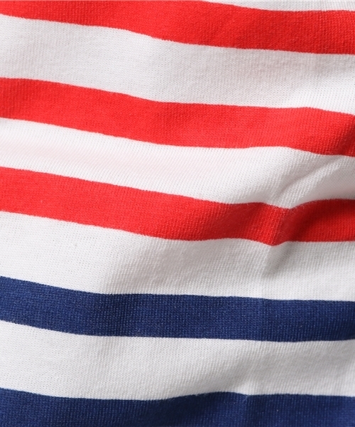 OUTLET(アウトレット)の「【CIAOPANIC TYPY】切替プリントボーダーポケTee(Tシャツ/カットソー・メンズ・レッド/イエロー・LARGE/SMALL)」の10枚目の写真