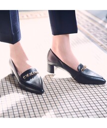 ◆ヒールローファー