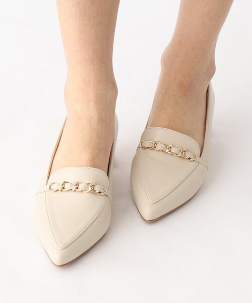 index（インデックス）の「◆ヒールローファー（その他シューズ・レディース・ライトベージュ/ブラック・02/01/03）」の13枚目の写真