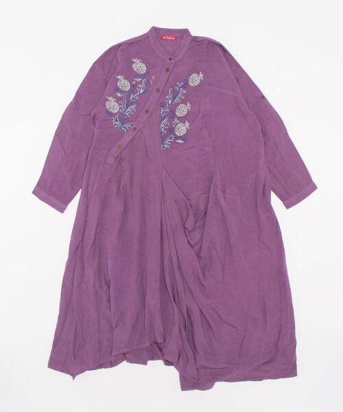 チャイハネ(チャイハネ)の「【チャイハネ】スナール変形ワンピース(ワンピース・レディース・ベージュ/チャコール/パープル/ブルー・FREE)」の5枚目の写真