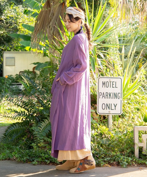 チャイハネ(チャイハネ)の「【チャイハネ】スナール変形ワンピース(ワンピース・レディース・ベージュ/チャコール/パープル/ブルー・FREE)」の12枚目の写真