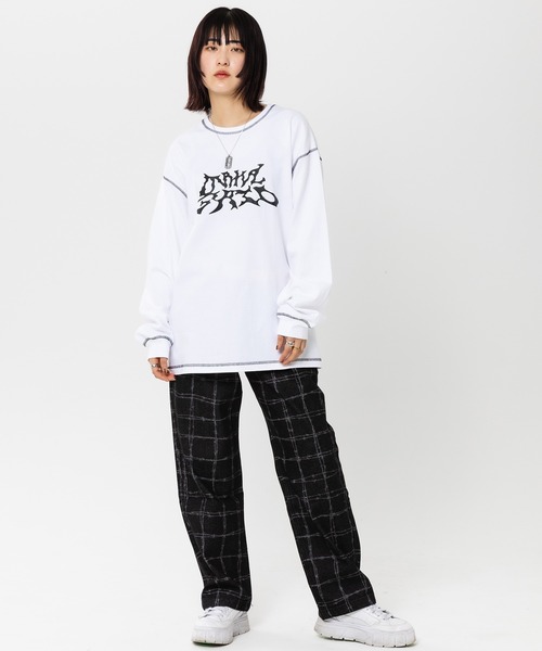 mahagrid/マハグリッド』TRIBAL LS TEE/トライバル 長袖Tシャツ