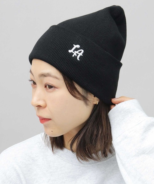 STARTER（スターター）の「ロゴ刺繍 ネームタグ ニットワッチ（ニットキャップ/ビーニー・レディース・ブラック系その他/ブラック系その他2/ブラック系その他3/ブラック系その他4/ブラック系その他5/ブラック系その他6・FREE）」の20枚目の写真