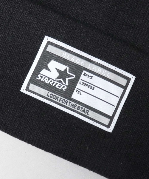 STARTER（スターター）の「ロゴ刺繍 ネームタグ ニットワッチ（ニットキャップ/ビーニー・レディース・ブラック系その他/ブラック系その他2/ブラック系その他3/ブラック系その他4/ブラック系その他5/ブラック系その他6・FREE）」の11枚目の写真