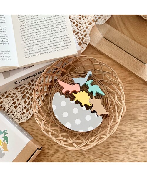 F.O.Online Store（エフオーオンラインストア）の「【F.O.TOYBOX】木製おもちゃ ゆらゆら恐竜（おもちゃ・キッズ・マルチ・FREE）」の4枚目の写真