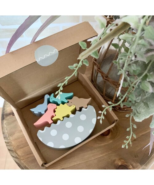 F.O.Online Store（エフオーオンラインストア）の「【F.O.TOYBOX】木製おもちゃ ゆらゆら恐竜（おもちゃ・キッズ・マルチ・FREE）」の5枚目の写真