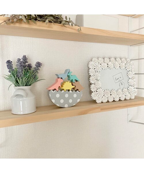 F.O.Online Store（エフオーオンラインストア）の「【F.O.TOYBOX】木製おもちゃ ゆらゆら恐竜（おもちゃ・キッズ・マルチ・FREE）」の6枚目の写真