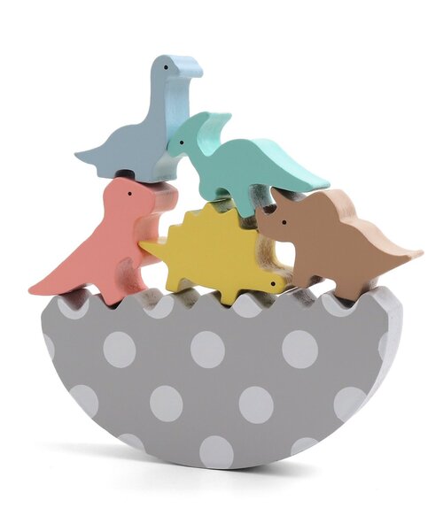 F.O.Online Store（エフオーオンラインストア）の「【F.O.TOYBOX】木製おもちゃ ゆらゆら恐竜（おもちゃ・キッズ・マルチ・FREE）」の7枚目の写真