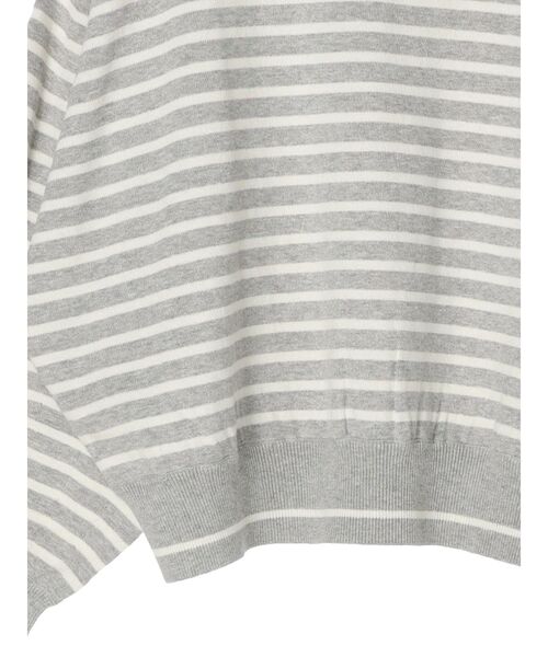 AMERICAN HOLIC（アメリカンホリック）の「袖ボリュームボーダーニットプルオーバー（ニット/セーター・レディース・グリーン系その他/イエロー系その他/レッド系その他/グレー系その他4/ブルー系その他2・L/M）」の17枚目の写真