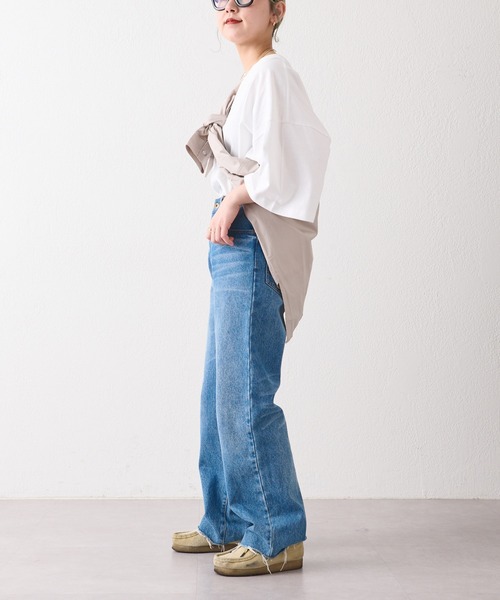 CIAOPANIC TYPY（チャオパニックティピー）の「USAコットンハーフスリーブTee（Tシャツ/カットソー・メンズ・イエロー/ベージュ系その他/オフホワイト/ブルー/ブラック/チャコールグレー/ライトグレー・MEDIUM/LARGE）」の14枚目の写真