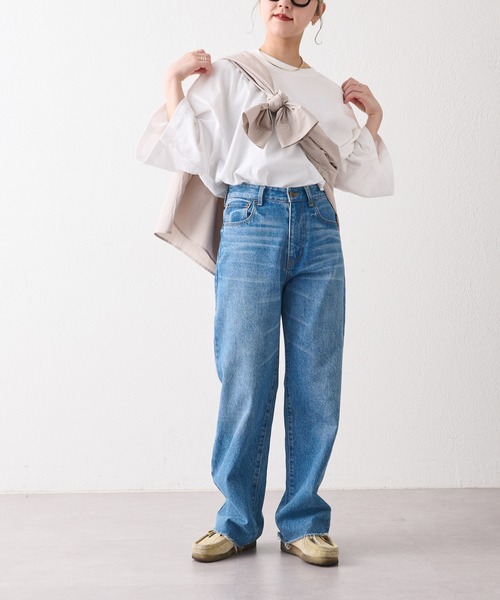 CIAOPANIC TYPY（チャオパニックティピー）の「USAコットンハーフスリーブTee（Tシャツ/カットソー・メンズ・イエロー/ベージュ系その他/オフホワイト/ブルー/ブラック/チャコールグレー/ライトグレー・MEDIUM/LARGE）」の12枚目の写真