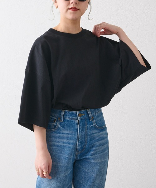 CIAOPANIC TYPY（チャオパニックティピー）の「USAコットンハーフスリーブTee（Tシャツ/カットソー・メンズ・イエロー/ベージュ系その他/オフホワイト/ブルー/ブラック/チャコールグレー/ライトグレー・MEDIUM/LARGE）」の16枚目の写真