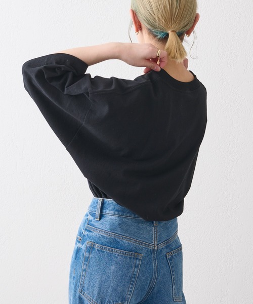 CIAOPANIC TYPY（チャオパニックティピー）の「USAコットンハーフスリーブTee（Tシャツ/カットソー・メンズ・イエロー/ベージュ系その他/オフホワイト/ブルー/ブラック/チャコールグレー/ライトグレー・MEDIUM/LARGE）」の18枚目の写真