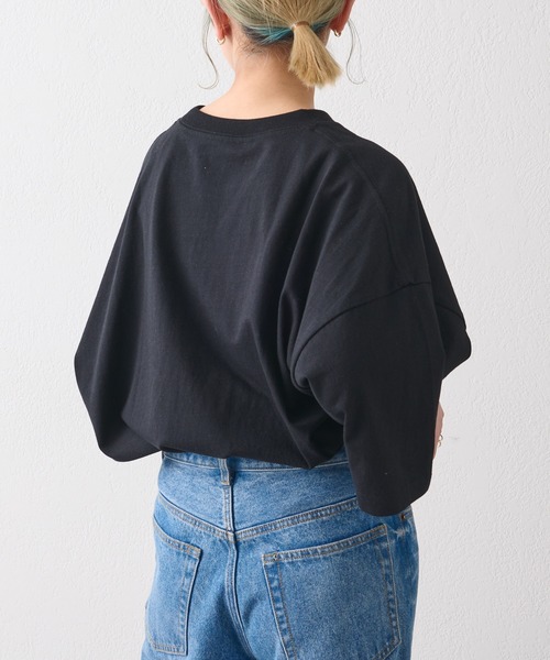 CIAOPANIC TYPY（チャオパニックティピー）の「USAコットンハーフスリーブTee（Tシャツ/カットソー・メンズ・イエロー/ベージュ系その他/オフホワイト/ブルー/ブラック/チャコールグレー/ライトグレー・MEDIUM/LARGE）」の19枚目の写真