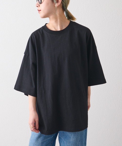 CIAOPANIC TYPY（チャオパニックティピー）の「USAコットンハーフスリーブTee（Tシャツ/カットソー・メンズ・イエロー/ベージュ系その他/オフホワイト/ブルー/ブラック/チャコールグレー/ライトグレー・MEDIUM/LARGE）」の20枚目の写真