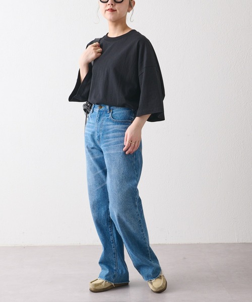 CIAOPANIC TYPY（チャオパニックティピー）の「USAコットンハーフスリーブTee（Tシャツ/カットソー・メンズ・イエロー/ベージュ系その他/オフホワイト/ブルー/ブラック/チャコールグレー/ライトグレー・MEDIUM/LARGE）」の22枚目の写真