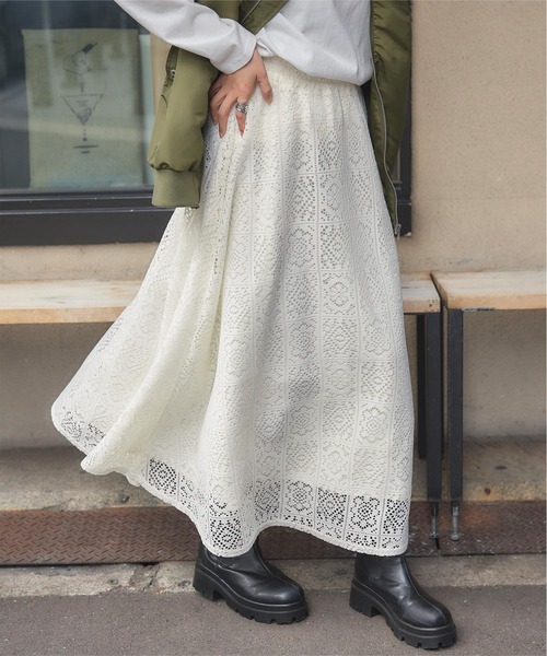 【SALE】クロシェタイトスカート