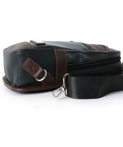 Arnold Palmer（アーノルドパーマー）の「Arnold Palmer/アーノルドパーマー PUレザー ボディーバック（ボディバッグ/ウエストポーチ・メンズ・ネイビー/ブラウン/ブルー/ブラック・FREE）」の17枚目の写真