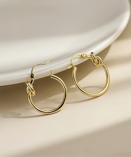 meJane(ミージェーン)の「サークルデザインピアス(ピアス(両耳用)・レディース・ゴールド・FREE)」の3枚目の写真