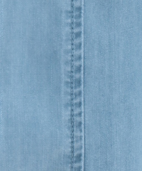 libelle more（リベル モア）の「《ウォッシャブル》リヨセルデニムハイネックブルゾン（デニムジャケット・レディース・ブルー/インディゴブルー/サックスブルー・L/M）」の6枚目の写真