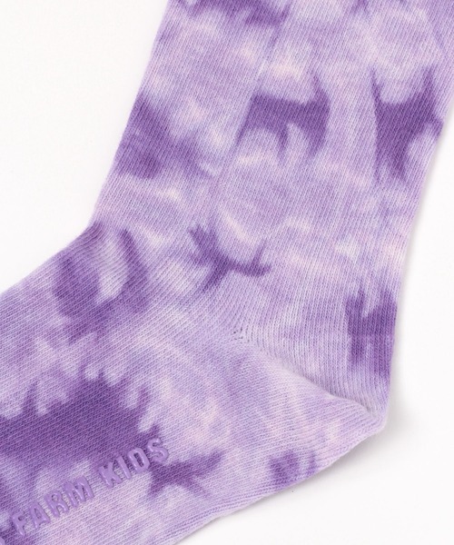 LOWRYS FARM(ローリーズファーム)の「タイダイソックス 193113(ソックス/靴下・キッズ・グリーン/パープル・MEDIUM/LARGE)」の4枚目の写真