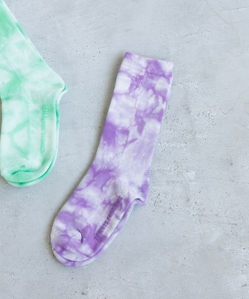 LOWRYS FARM(ローリーズファーム)の「タイダイソックス 193113(ソックス/靴下・キッズ・グリーン/パープル・MEDIUM/LARGE)」の13枚目の写真