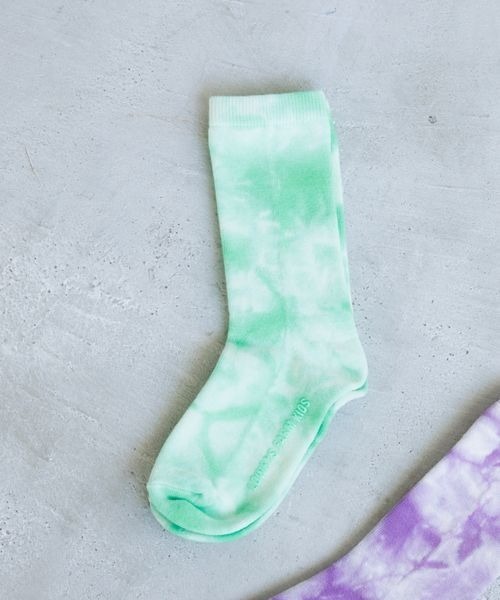 LOWRYS FARM(ローリーズファーム)の「タイダイソックス 193113(ソックス/靴下・キッズ・グリーン/パープル・MEDIUM/LARGE)」の11枚目の写真