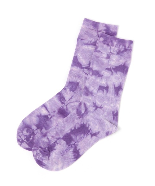 LOWRYS FARM(ローリーズファーム)の「タイダイソックス 193113(ソックス/靴下・キッズ・グリーン/パープル・MEDIUM/LARGE)」の10枚目の写真