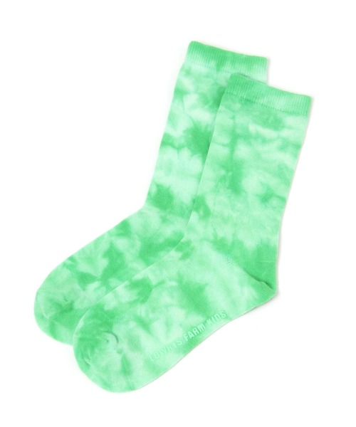 LOWRYS FARM(ローリーズファーム)の「タイダイソックス 193113(ソックス/靴下・キッズ・グリーン/パープル・MEDIUM/LARGE)」の9枚目の写真