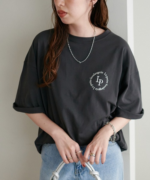 【Paragraph】★25SS・兼用★ウォッシュドサークルロゴTシャツ セール】【WEB限定】バックサークルロゴTシャツ（Tシャツ