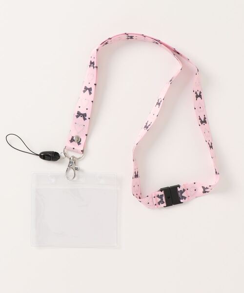 Ank Rouge（アンクルージュ）の「リボンハートネックストラップ（その他雑貨・レディース・ピンク・FREE）」の2枚目の写真