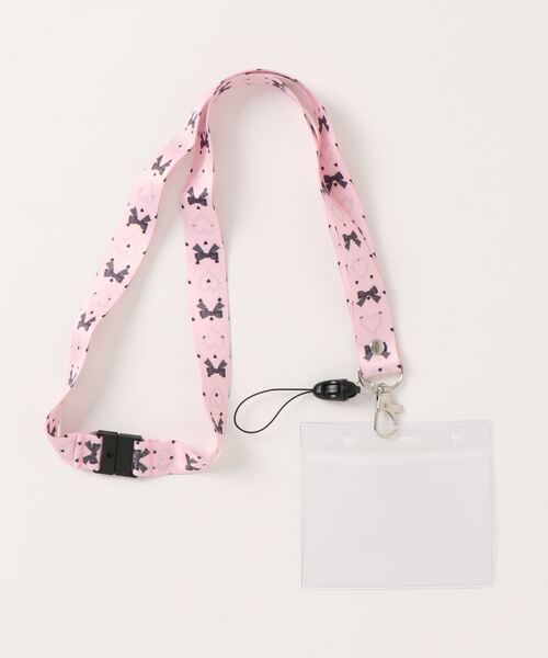 Ank Rouge（アンクルージュ）の「リボンハートネックストラップ（その他雑貨・レディース・ピンク・FREE）」の3枚目の写真