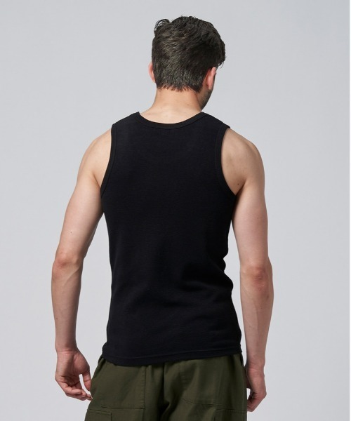 BACK NUMBER（バックナンバー）の「【BACK NUMBER】フライスタンクトップ（タンクトップ・メンズ・ブラック/グレー/ホワイト・M/L/S/XL）」の11枚目の写真