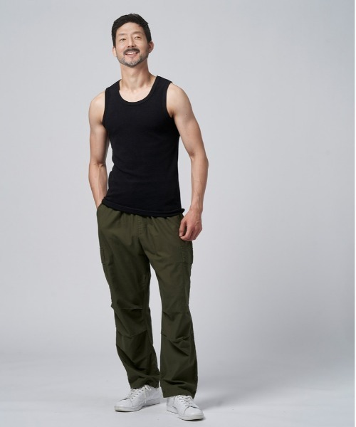 BACK NUMBER（バックナンバー）の「【BACK NUMBER】フライスタンクトップ（タンクトップ・メンズ・ブラック/グレー/ホワイト・M/L/S/XL）」の10枚目の写真