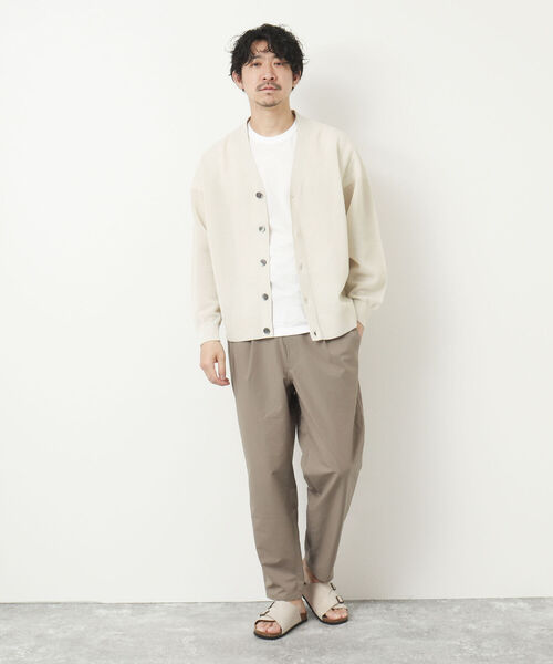 NOLLEY'S goodman（ノーリーズグッドマン）の「TUCK PANTS イージータックパンツ（その他パンツ・メンズ・チャコールグレー/オリーブ/キャメル/ダークネイビー・S/M/L）」の11枚目の写真