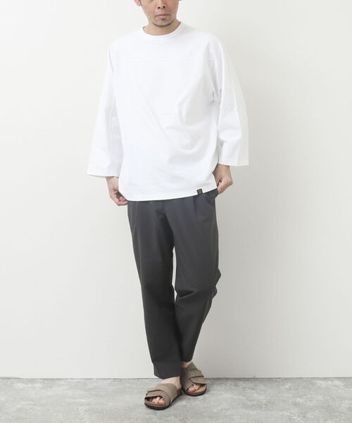 NOLLEY'S goodman（ノーリーズグッドマン）の「TUCK PANTS イージータックパンツ（その他パンツ・メンズ・チャコールグレー/オリーブ/キャメル/ダークネイビー・S/M/L）」の12枚目の写真