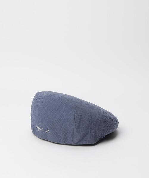 agnes b.（アニエスベー）の「AC09 CASQUETTE キャスケット（キャスケット・レディース・ブルー系その他・58）」の3枚目の写真