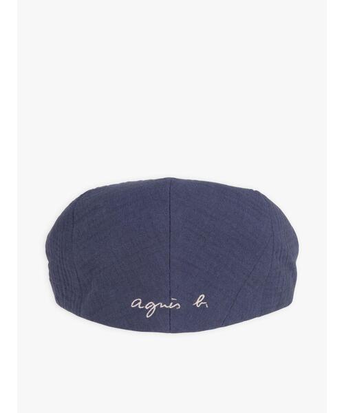 agnes b.（アニエスベー）の「AC09 CASQUETTE キャスケット（キャスケット・レディース・ブルー系その他・58）」の9枚目の写真