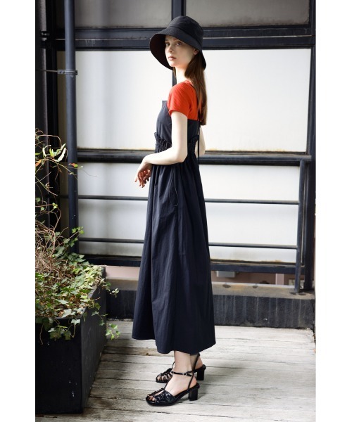 SLY（スライ）の「NYLON GATHER CAMI OP ナイロン ギャザー