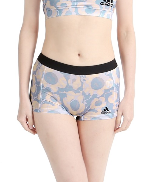 adidas（アディダス）の「adidas アディダス ハーフショーツ レディース（ショーツ・レディース・ピンク/ブラック系その他3/グレー/その他1/ブラック/ブラック系その他/ブルー/ベージュ/ピンク系その他/ブラック系その他2/グリーン系カモフラージュ/パープル/ピンク系その他3/ゴールド/グリーン/ブルー系その他2/ブルー系その他/ピンク系その他2/イエロー/グリーン系その他/グレー系その他/ブルー系その他3/ライトグレー/ベージュ系その他・LARGE/X-LARGE/MEDIUM）」の13枚目の写真